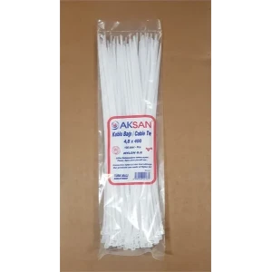 KABLO BAĞI BEYAZ NUMEROUNO 4.8X400 100 ADET