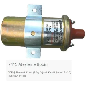 ATEŞLEME BOBİNİ ELEKTRONIK 12V DOGAN L-KARTAL L SAHIN 1.6 2.0
