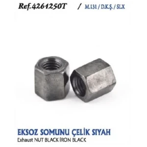 EKSOZ SOMUNU SİYAH TAKVİYELİ M131 DKŞ