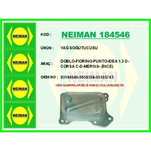YAĞ SOĞUTUCUSU DOBLO-FIORINO-PUNTO-IDEA 1.3 D-CORSA C-D-MERIVA- (İNCE)