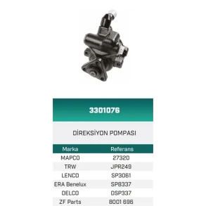 DİREKSİYON POMPASI HİDROLİK 406 Break 2.0 16v HATTAT/HEMA