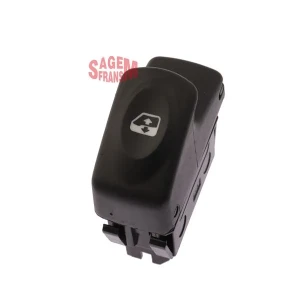 CAM DÜĞMESİ 6 FİŞ SİYAH CLIO - KANGOO 7700838101