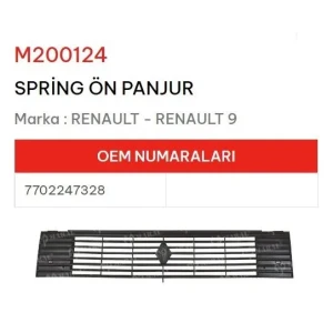 PANJUR ÖN R9 EM SPRING