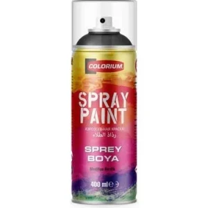 SPREY BOYA COLORİUM PARLAK SİYAH 400 ML RAL9005