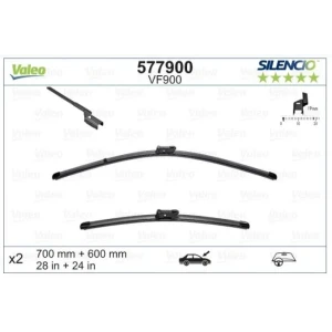 SİLENCİO X-TRM FLAT BLADE (MUZ TİPİ) SİLECEK VM900 (X2) (700+600 MM) OPEL ASTRA K