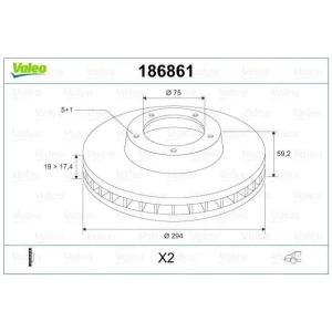 FREN DİSKİ ARKA TAKIM BMW SÉRİE 3 E46 98- 1.9 İ, 2