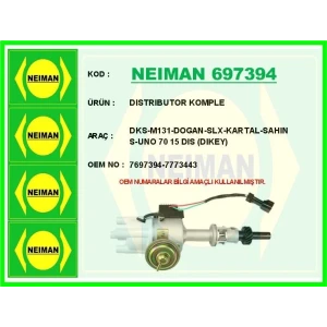 DISTRIBUTOR KOMPLE DKS-M131-DOGAN-SLX-KARTAL-SAHIN S-UNO 70 15 DIS (DIKEY)