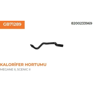 KALORİFER HORTUMU RENAULT MEGANE II 1,6 8200233969