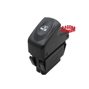 CAM DÜĞMESİ 5 FİŞ SİYAH CLIO - KANGOO 7700838100