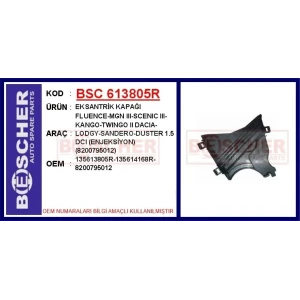 EKSANTRİK KAPAĞI FLUENCE-MGN III-SCENIC III-KANGO-TWINGO II DACIA-LODGY-SANDERO-DUSTER 1.5 DCI (ENJEKSİYON) (8200795012)