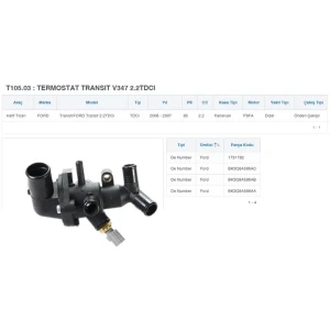 TERMOSTAT TRANSIT V347 2.2TDCI