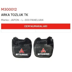 ARKA TOZLUK TK L-300 PANELVAN