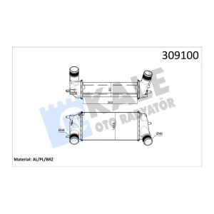 İNTERCOOLER F.TRAN.COURIER,FIESTA IV,B-MAX 1.0ECOB