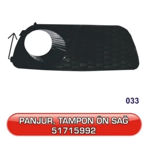 SİS FAR ÇERÇEVESI KAPAĞI SİSLİ ÖN SAĞ KROMLU ALBEA