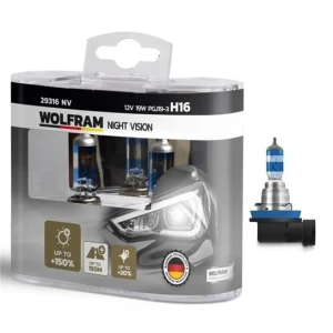 AMPÜL BEYAZ IŞIK 12V H16 %150 GÜÇLÜ %20 BEYAZ IŞIK TAKIM 2 ADET GARANTİSİ YOKTUR