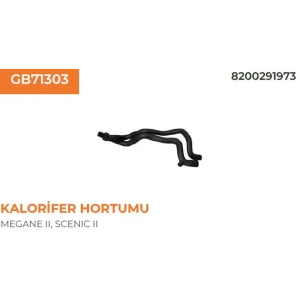 KALORİFER HORTUMU RENAULT MEGANE II-SCENIC II 8200