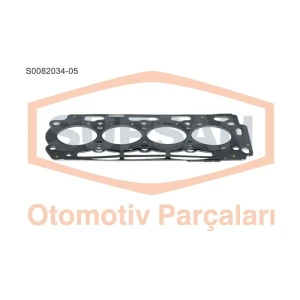 SİLİNDİR KAPAK CONTASI PEUGEOT 206-307 1.4 HDI 8V (ENG. DV4) 5 ÇENTİK - ÇOK KATMANLI ÇELİK