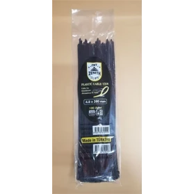 KELEPÇE 380 MM KABLO BAĞI SİYAH 1 PAKET 100 ADET CIRT KELEPÇE
