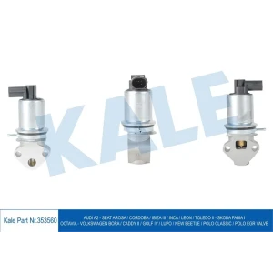 EGR VALFİ AUDI A2 - SEAT AROSA / CORDOBA / IBIZA III / INCA / LEON / TOLEDO II - SKODA FABIA I / OCTAVIA - VOLKSWAGEN BORA / CADDY II / GOLF IV / LUPO / NEW BEETLE / POLO CLASSIC / POLO