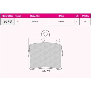 FREN BALATASI ARKA CHRYSLER – MERCEDES 98- 21919