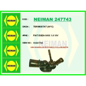 TERMOSTAT (90°C) FIAT EGEA-500×1.6 16V