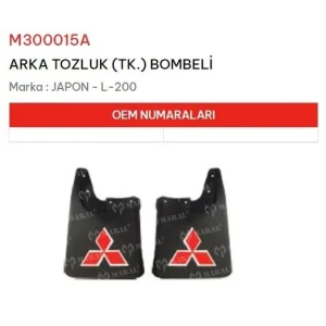 ARKA TOZLUK TK. BOMBELİ L-200