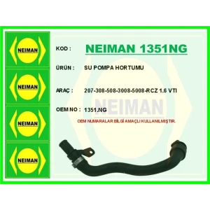 SU POMPA HORTUMU 207-308-508-3008-5008-RCZ 1.6 VTI