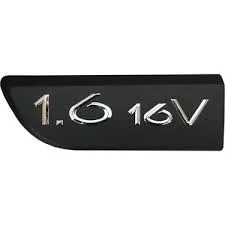 16 16V MONOGRAM YAZI SİYAH SAĞ MEGANE II