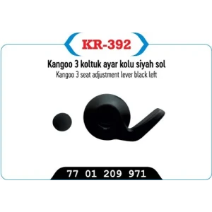 KOLTUK AYAR KOLU SİYAH SOL KANGOO III