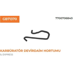 KARBÜRATÖR DEVİRDAİM HORTUMU(R.9)