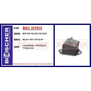 MOTOR TAKOZU R9-R11-R21 GTS-EXP ÖN SAĞ