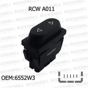 CAM AÇMA ANAHTARI SAĞ P106 P405 EXPERT 5 PIN