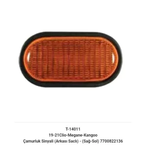 ÇAMURLUK SINYALI SAĞ SOL R 19-21 CLIO MEGANE KAN