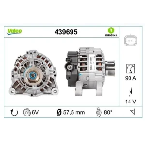 ALTERNATÖR PSA ESKİ 439573 C1 JUMP.P.107 T.AYGO 1.
