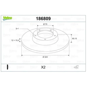 FREN DİSKİ ARKA TAKIM BMW X5 E53 3.0 D, 3.0 İ, 4.4