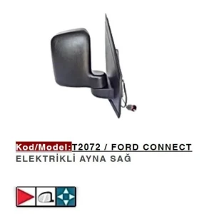 DIŞ DİKİZ AYNASI SAĞ ELEKTRİKLİ CONNECT
