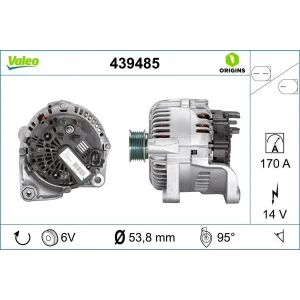 ALTERNATÖR BMW 170A E60 520D 525D 530D 535D E61 E6