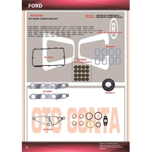 FORD TRANSIT 2.2 V347 EURO 5 ÜST TAKIM KEÇELİ SUBAP LASTİKLİ SİLİNDİR KAPAK CONTA SIZ CVFF-DRFA-UHFA-CVRA