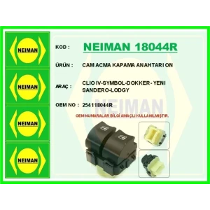 CAM ACMA KAPAMA ANAHTARI ON CLIO IV-SYMBOL-DOKKER- YENI SANDERO-LODGY