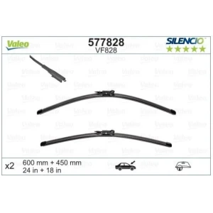 SİLENCİO X-TRM FLAT BLADE (MUZ TİPİ) SİLECEK VF828 (X2) (600+450MM) (ÖN) BMW 4 COUPE (F32, F82) ; BMW 4 CONVERTİBLE (F33, F83) ; BMW 4 GRAN COUPE (F36) ; ALPINA B4 COUPE (F32) ; ALPINA B4 CONVERTİBLE (F33)