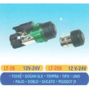 KOMPLE ÇAKMAK SOKETLI SLX DKS DOBLO SIENA YESIL 3 FISLI