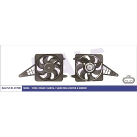FAN MOTORU DAVLUMBAZLI M131 DKS SOKETLI 160W 300MM