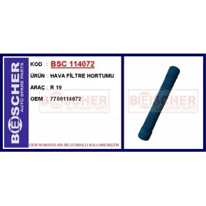 HAVA FİLTRE HORTUMU R 19