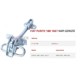 KAPI GERGİSİ PUNTO II ARKA 1999-2010