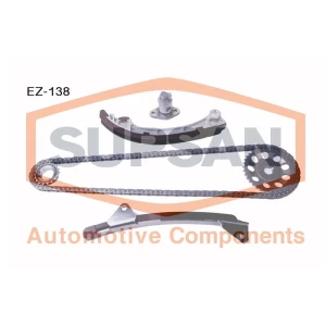 ZİNCİR SETİ TOYOTA COROLLA 1.6 16V VVT-İ ENG. (3ZZ -FE / 4ZZ-FE) 1 ADET ZİNCİR (130 BAKLA), 2 ADET DİŞLİ (36 VE 18 DİŞ), 2 ADET GAYD, 1 ADET GERDİRİCİ