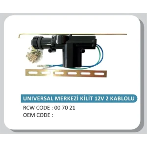 MERKEZİ KİLİT MOTORU ARKA 2 KABLOLU 12V