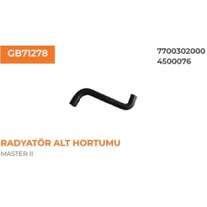 RADYATÖR ALT HORTUMU RENAULT MASTER II-MOVANO 2,5