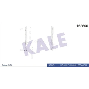 RADYATÖR 2 SIRA LAGUNA ESPACE R25 1.6 1.8İ 16V
