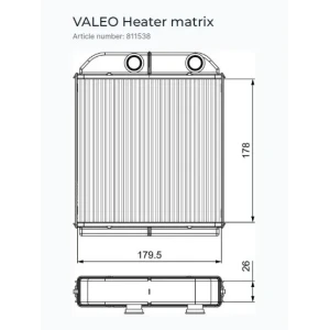 KALORİFER RADYATÖRÜ VOLVO V40