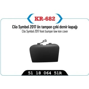 ÖN TAMPON ÇEKİ DEMİR KAPAĞI RENAULT CLİO SYMBOL 2017